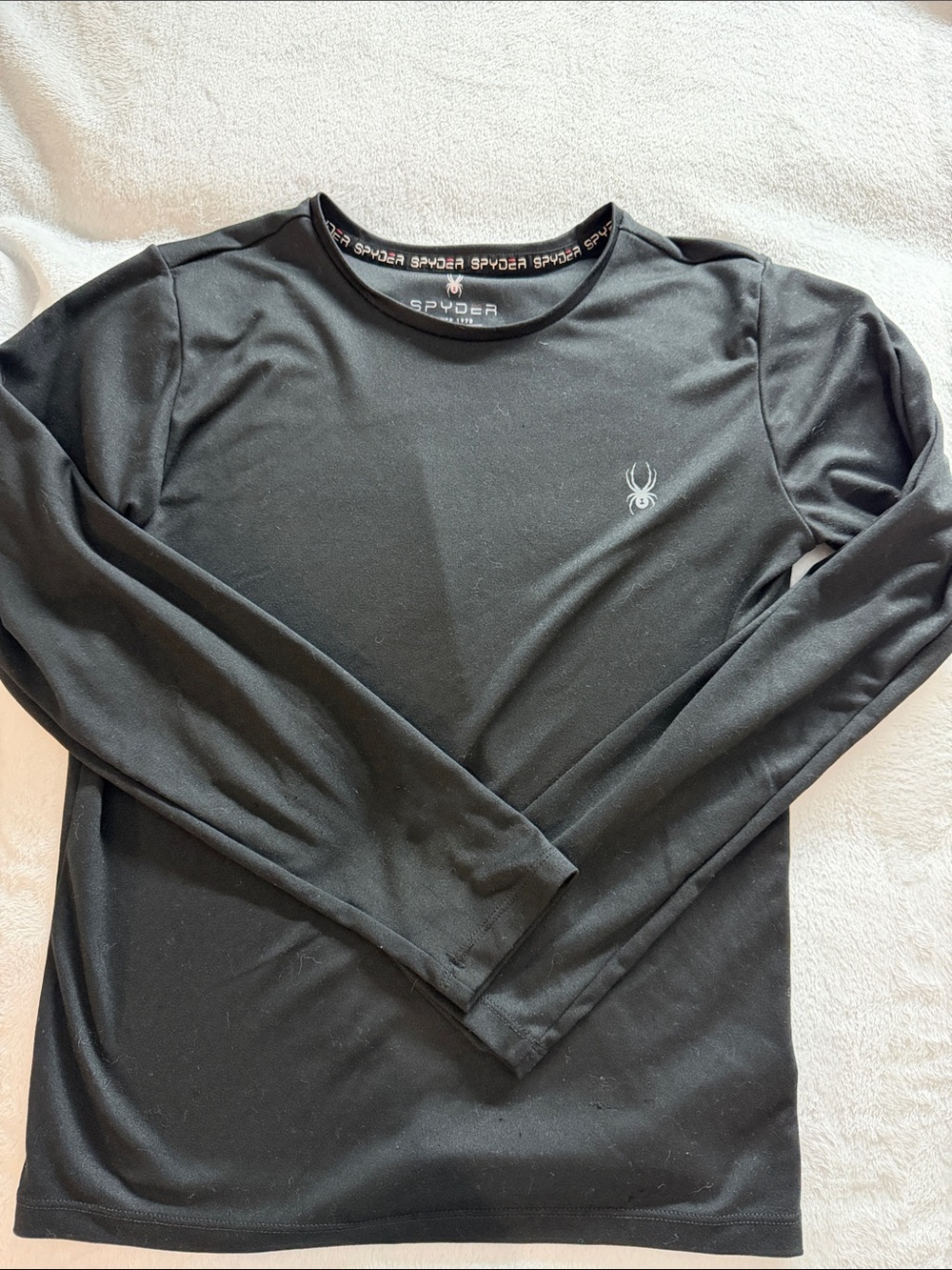 Spyder Black Long-Sleeve Performance Tee 2393